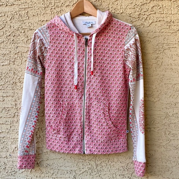Lucky Brand Tops - Lucky Brand | Boho Print ZIP Up Hoodie